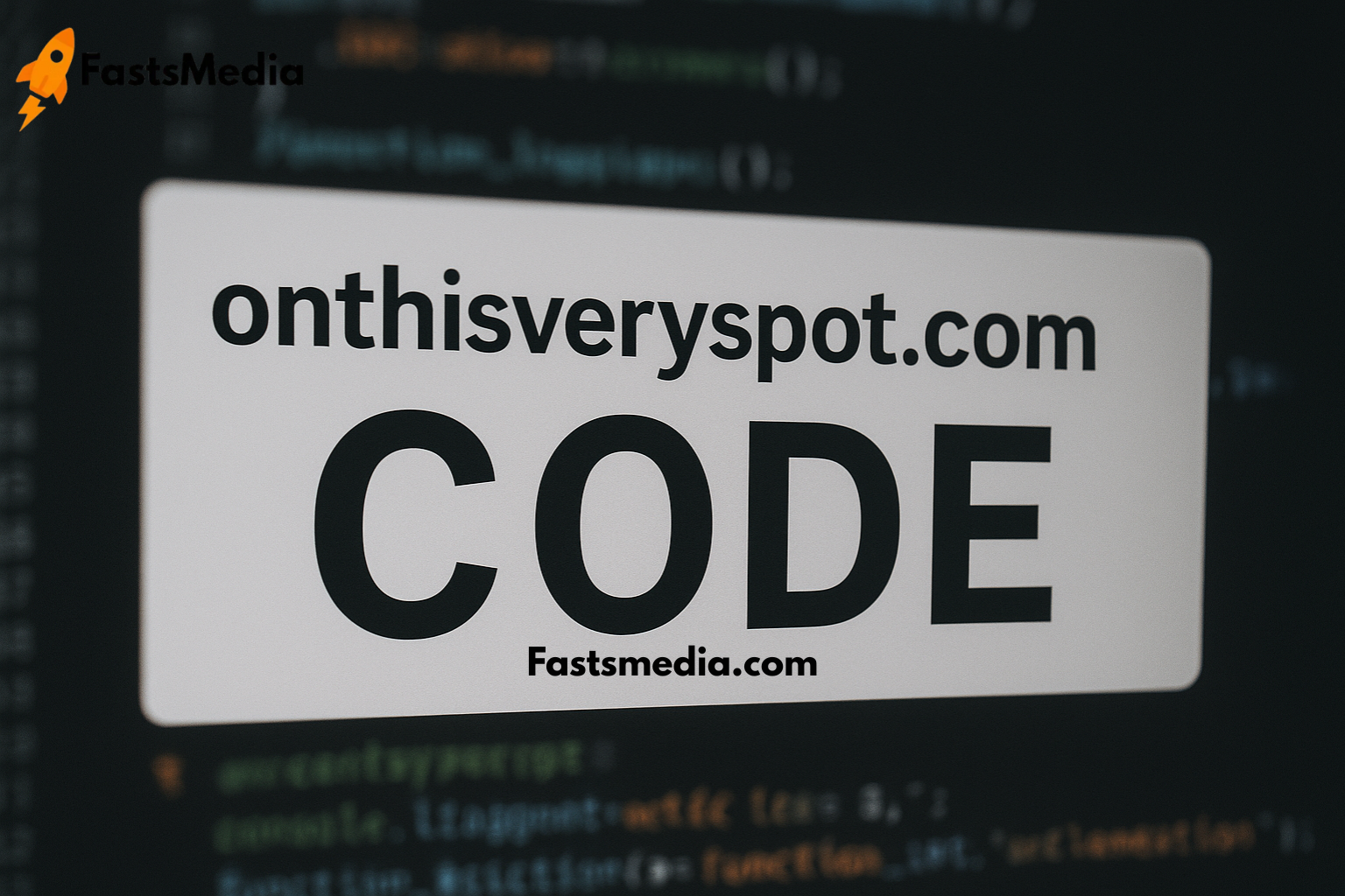 OnThisVerySpot.com Code