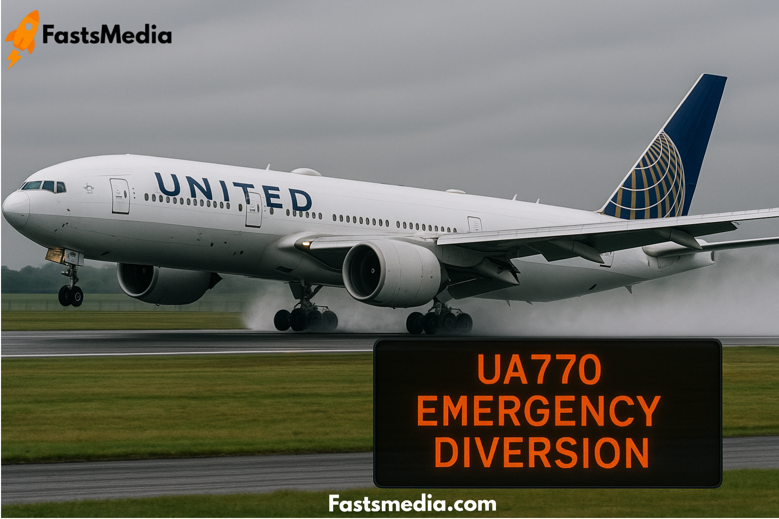 United Airlines Flight UA770 Emergency Diversion