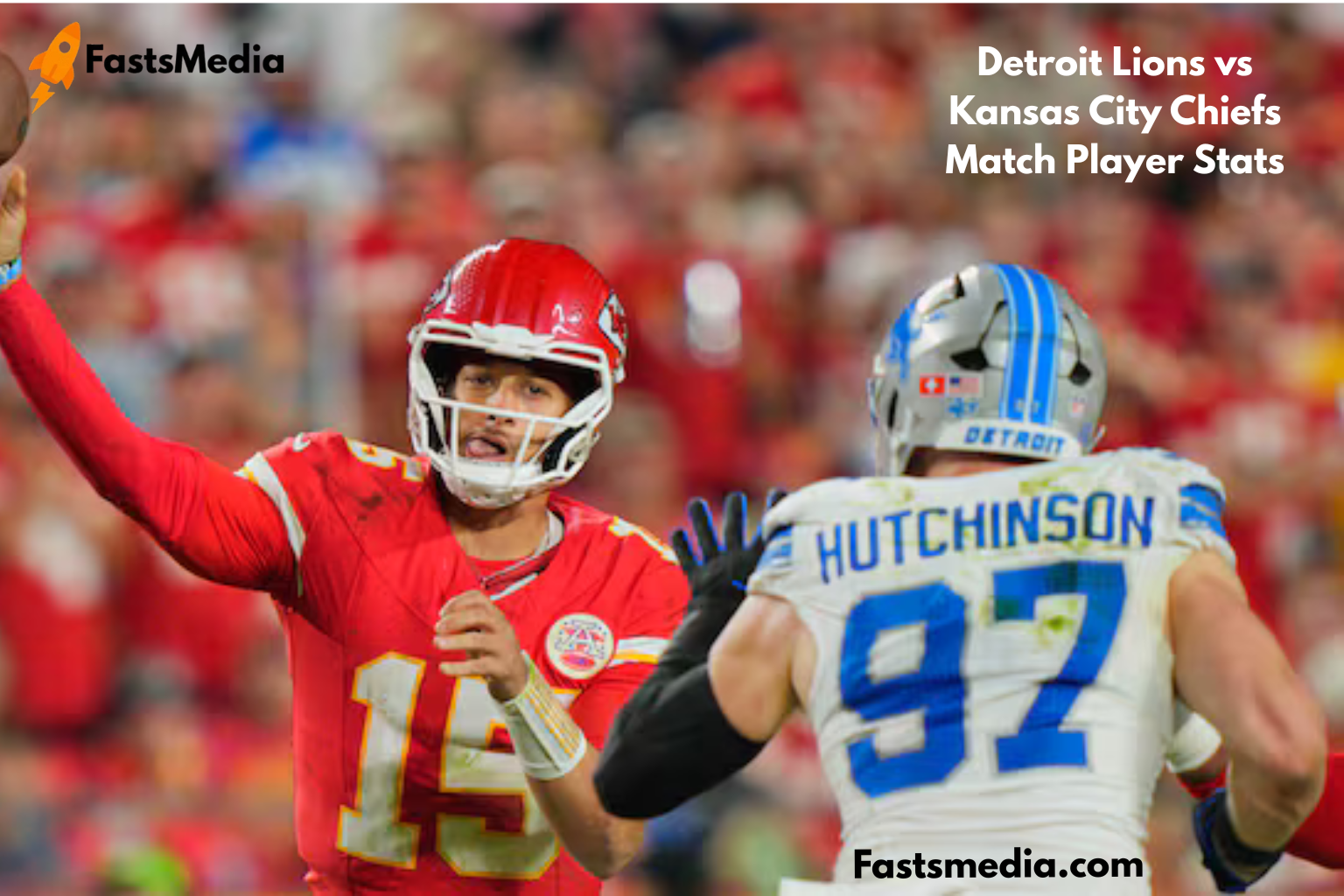 Detroit Lions vs Kansas City Chiefs Match Player Stats